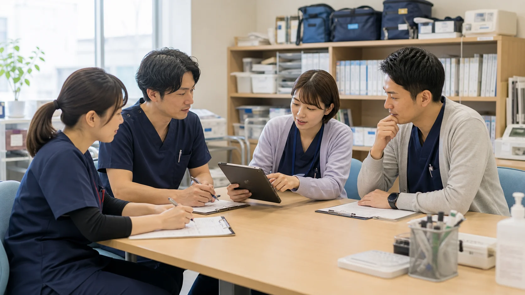 訪問看護の現場で音声記録を活用する現場