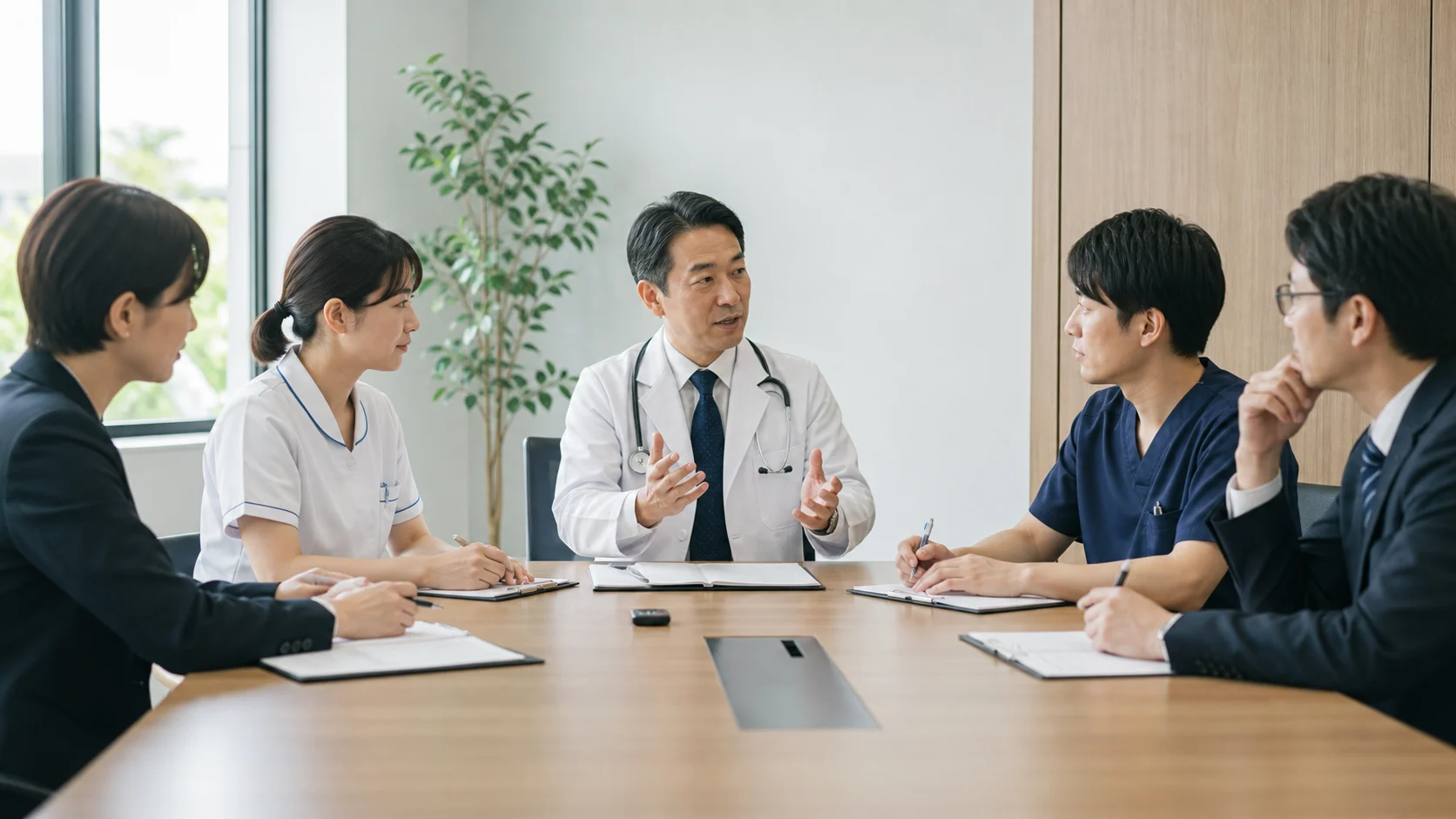 医療法人の運営現場で音声記録を活用する現場